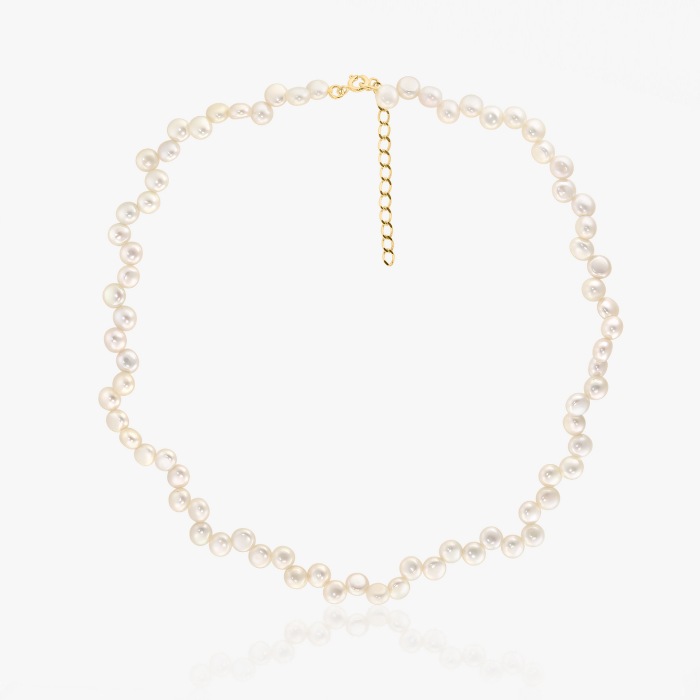 Collana in argento Golden Harmony - Perle Naturali - Indira