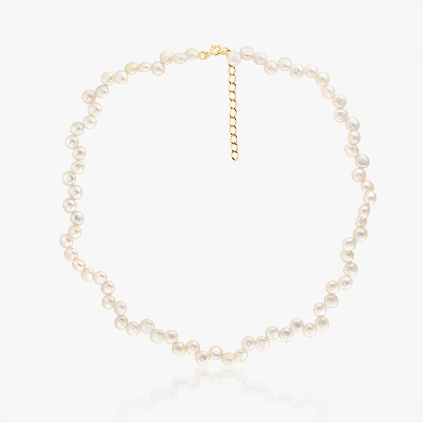 Collana in argento Golden Harmony - Perle Naturali - Indira