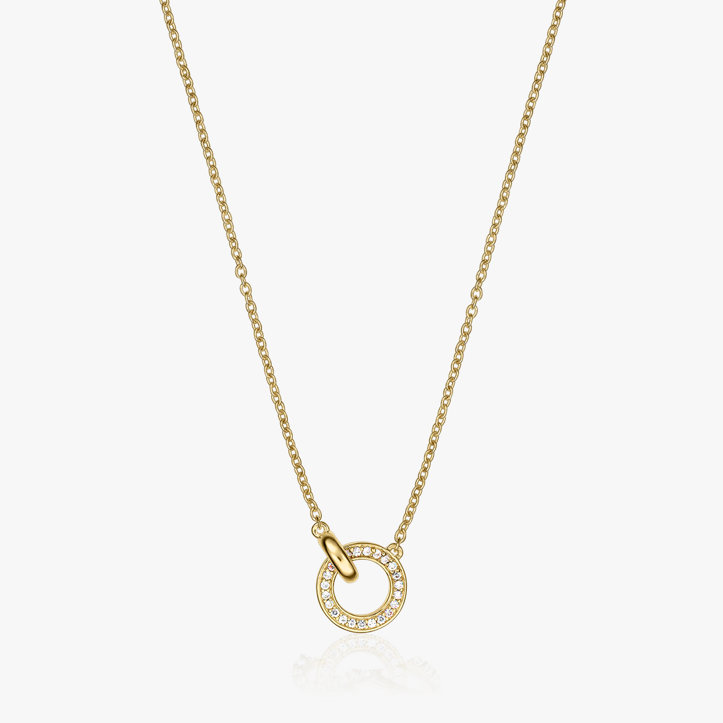 Collana in argento Golden Linked - Indira