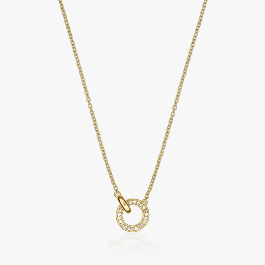 Collana in argento Golden Linked - Indira
