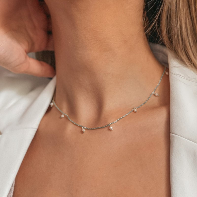 Collana in argento Margot - Perle Naturali - Indira