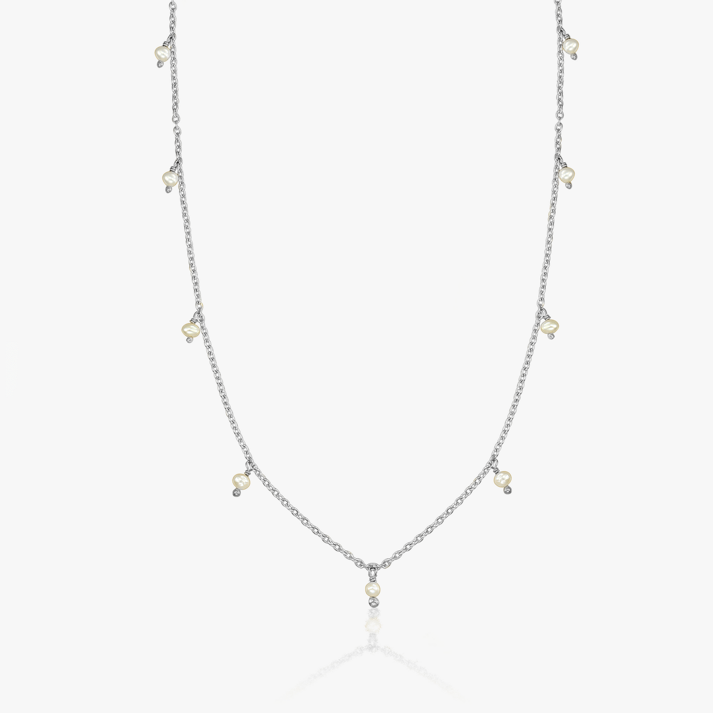 Collana in argento Margot - Perle Naturali - Indira