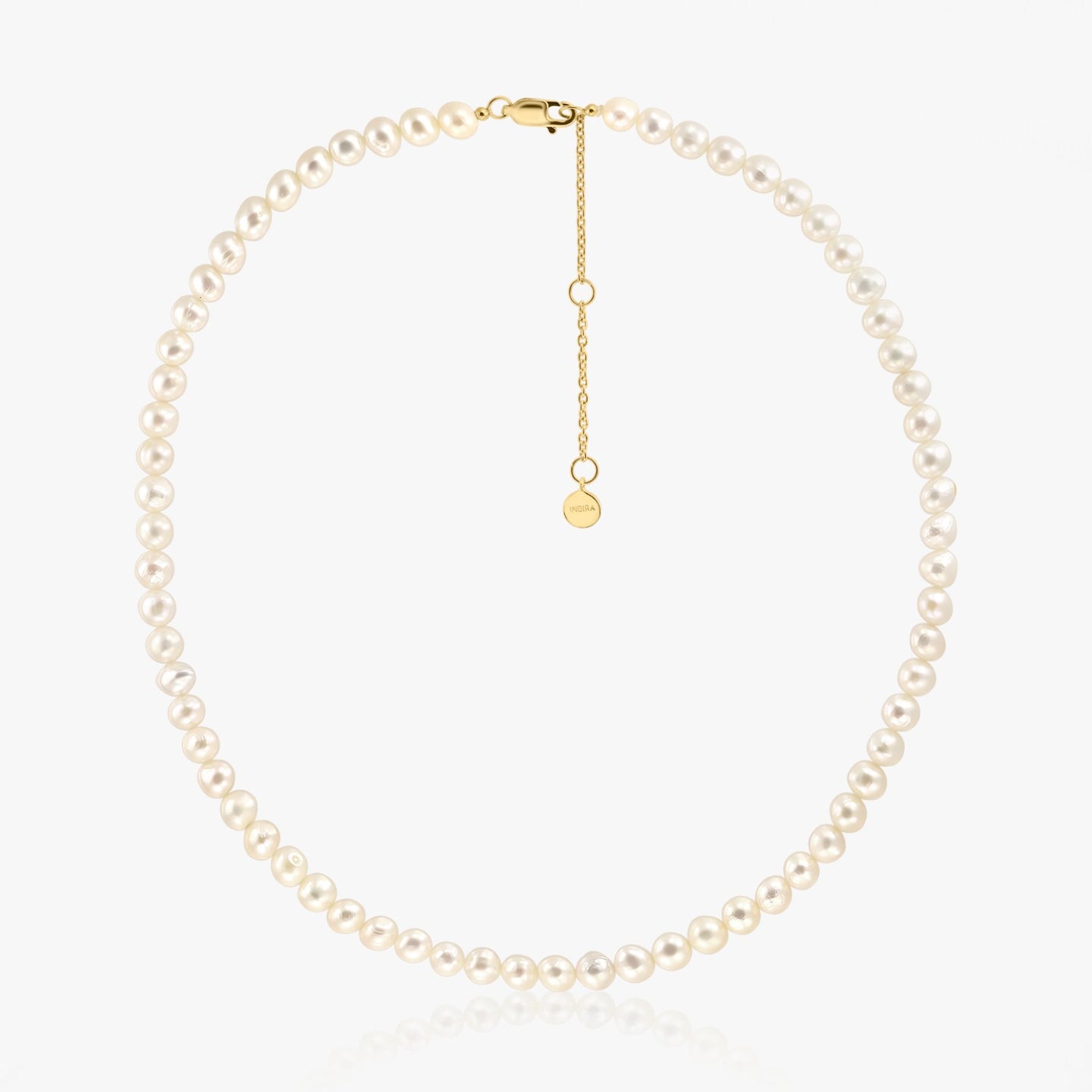 Collana in argento Golden Finesse - Perle naturali - Indira