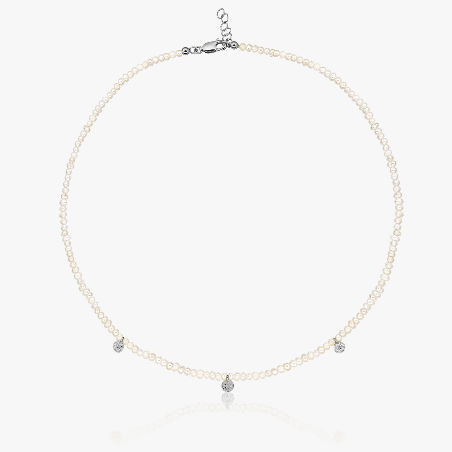 Collana in argento Venus - Perla Naturale - Indira