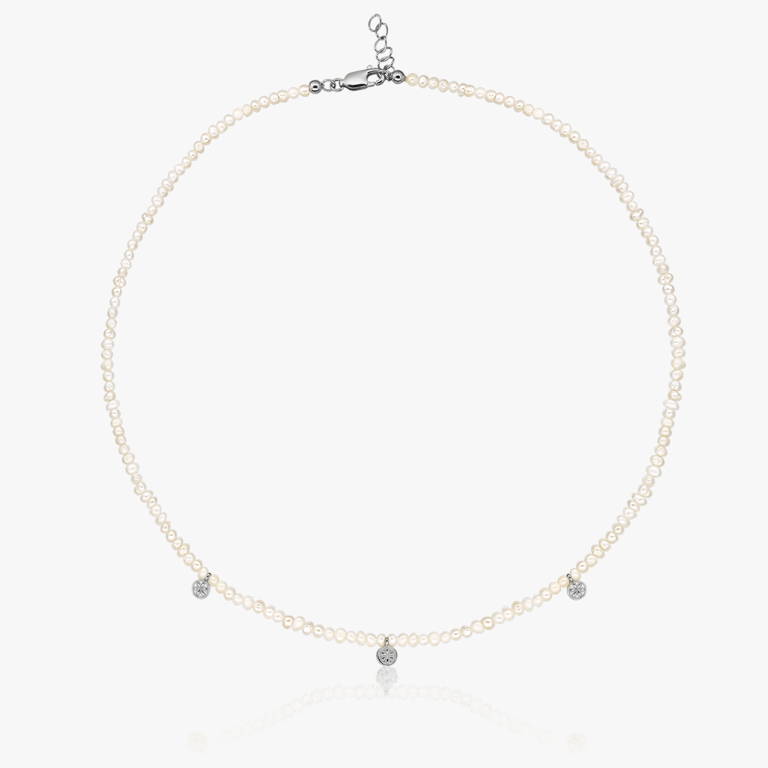Collana in argento Venus - Perla Naturale - Indira
