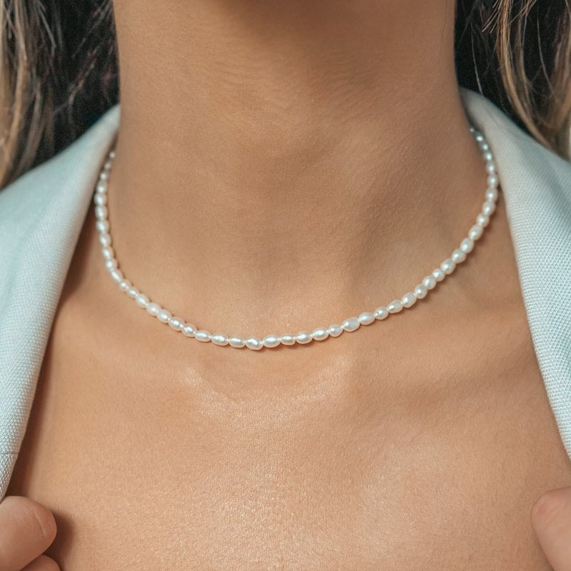 Collana in argento Jacqueline - Perla Naturale - Indira