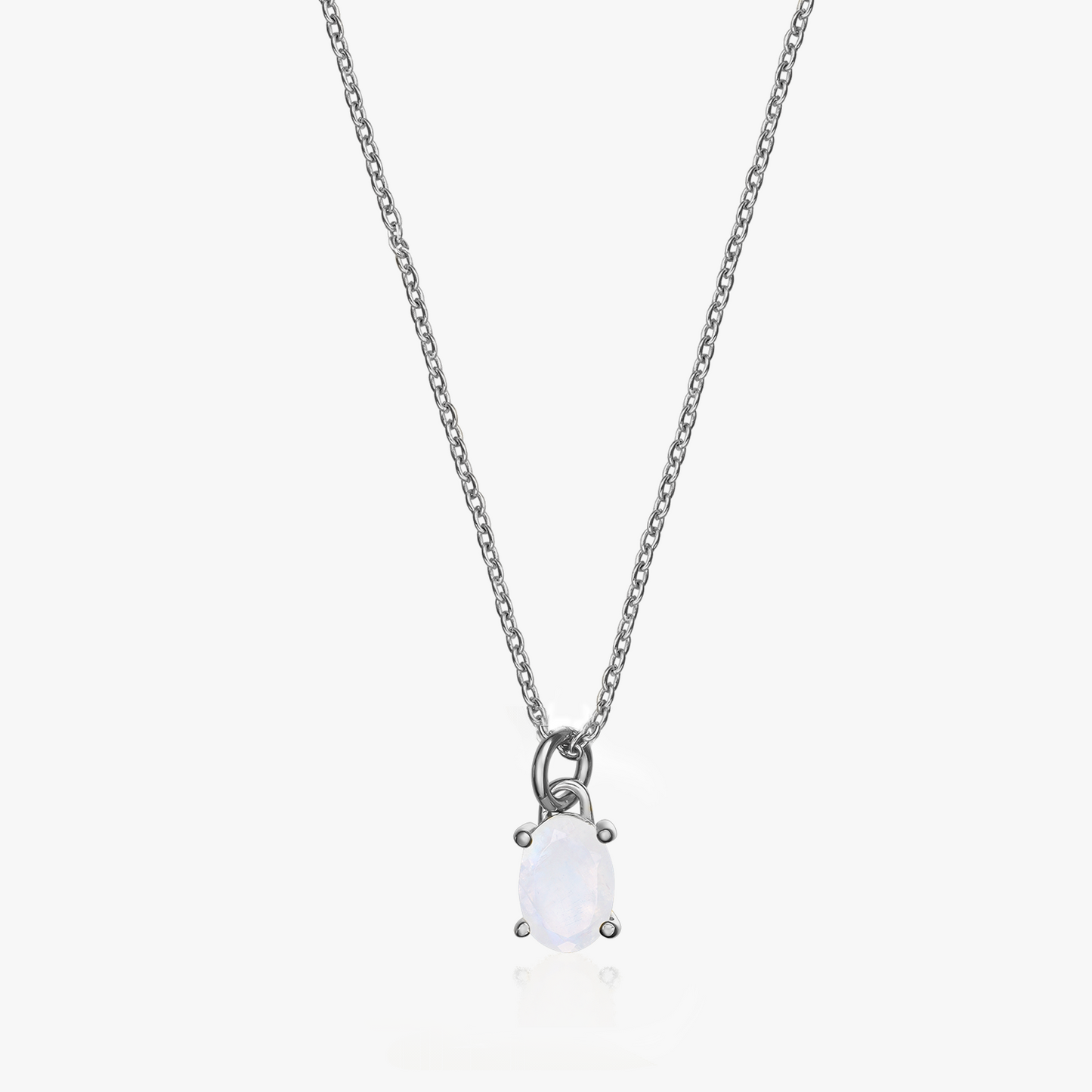 Collana in argento Reina - Pietra di luna - Indira