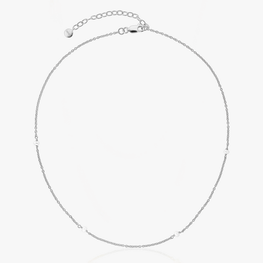 Collana in argento Tiny Pearls - Indira