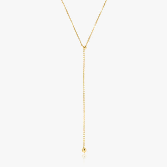 Collana in argento placcato oro Bola - Indira