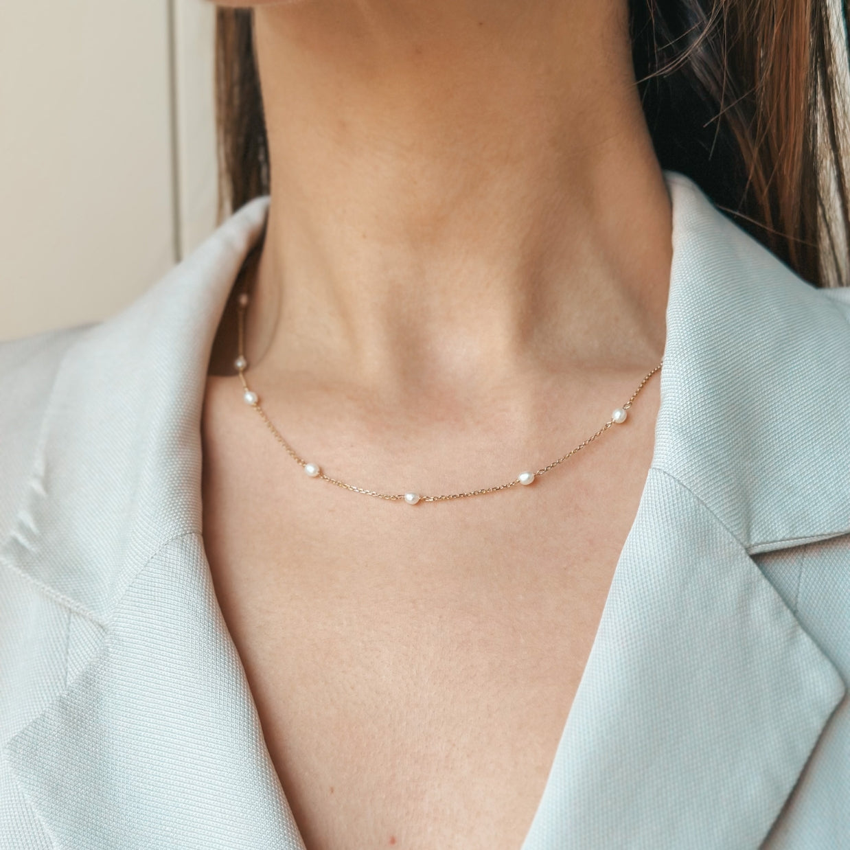 Collana in oro Eleganza di Perle