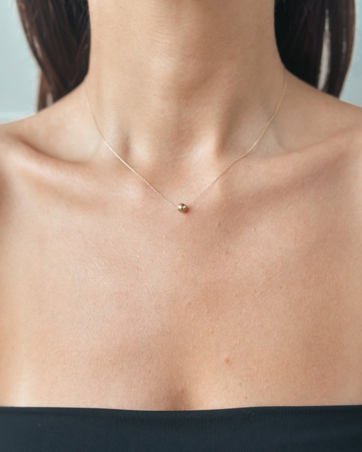Collana in oro giallo Golden Sphere - Indira