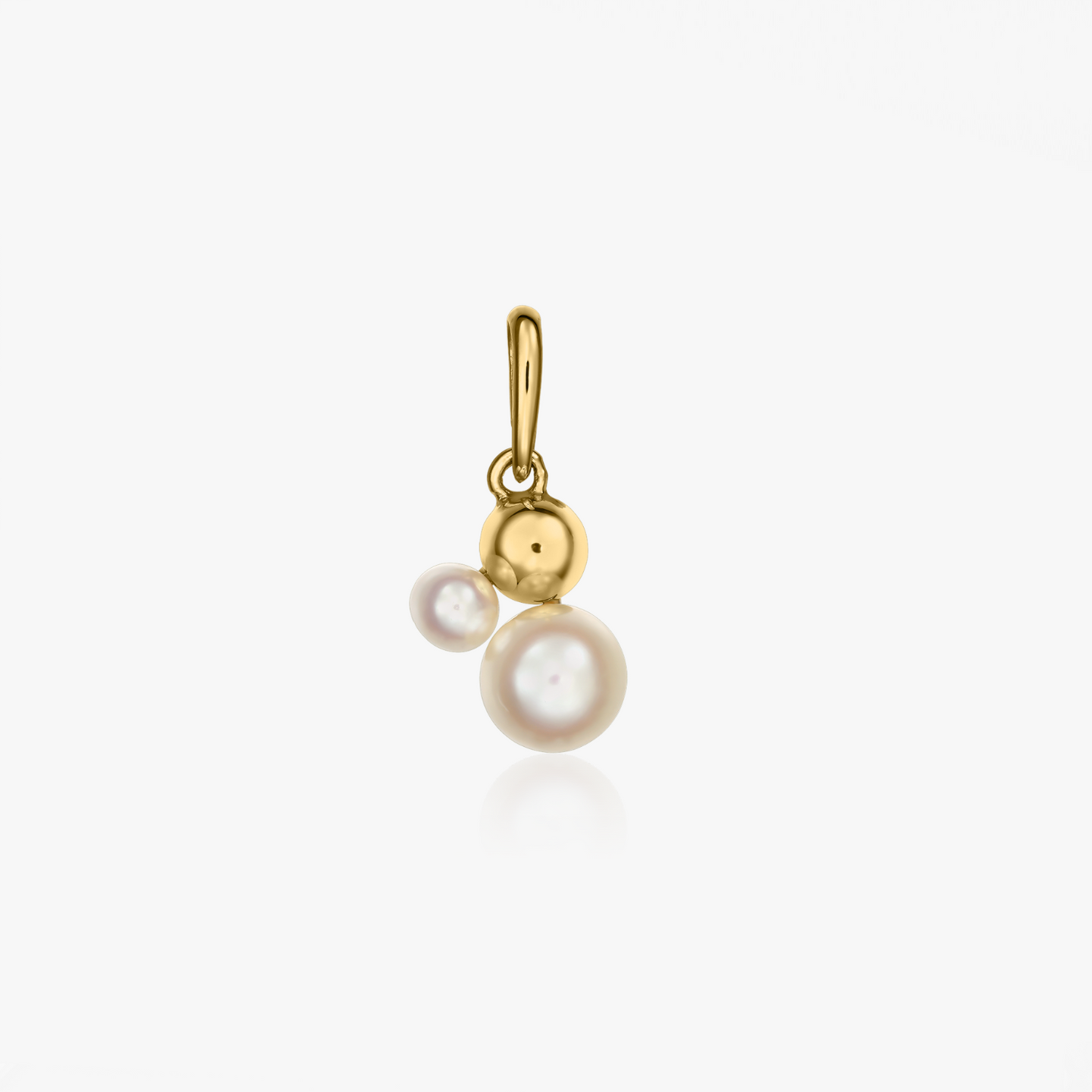Ciondolo in oro Lora - Perle Naturali - Indira