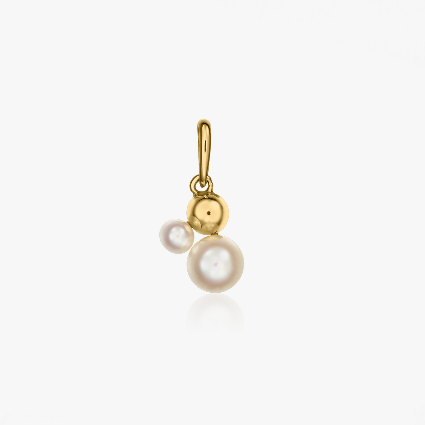 Ciondolo in oro Lora - Perle Naturali - Indira