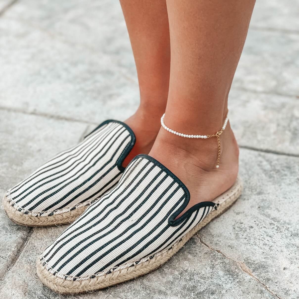 Cavigliera in argento Finesse - Perle Naturali - Indira