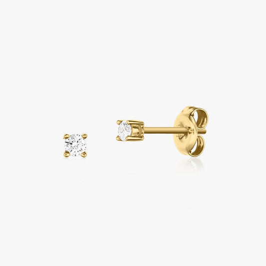 Orecchini in oro Timeless 0.1 CT - Indira