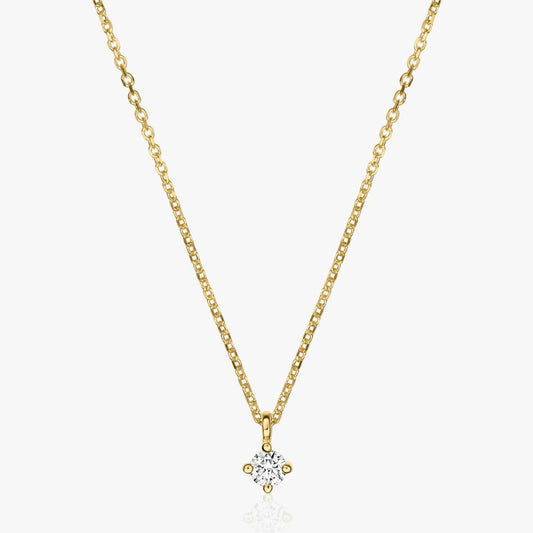 Collana in oro Timeless - Diamante 0,05 CT - Indira