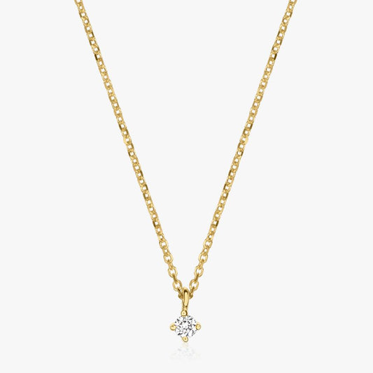 Collana in oro Timeless - Diamante 0.03 CT - Indira