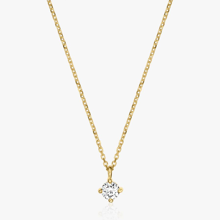Collana in oro Timeless - Diamante 0.1 CT - Indira