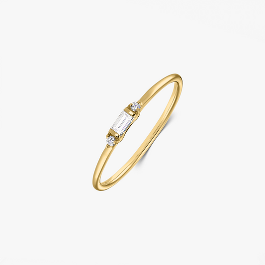 Anello in oro giallo Kaya - Diamanti - Indira