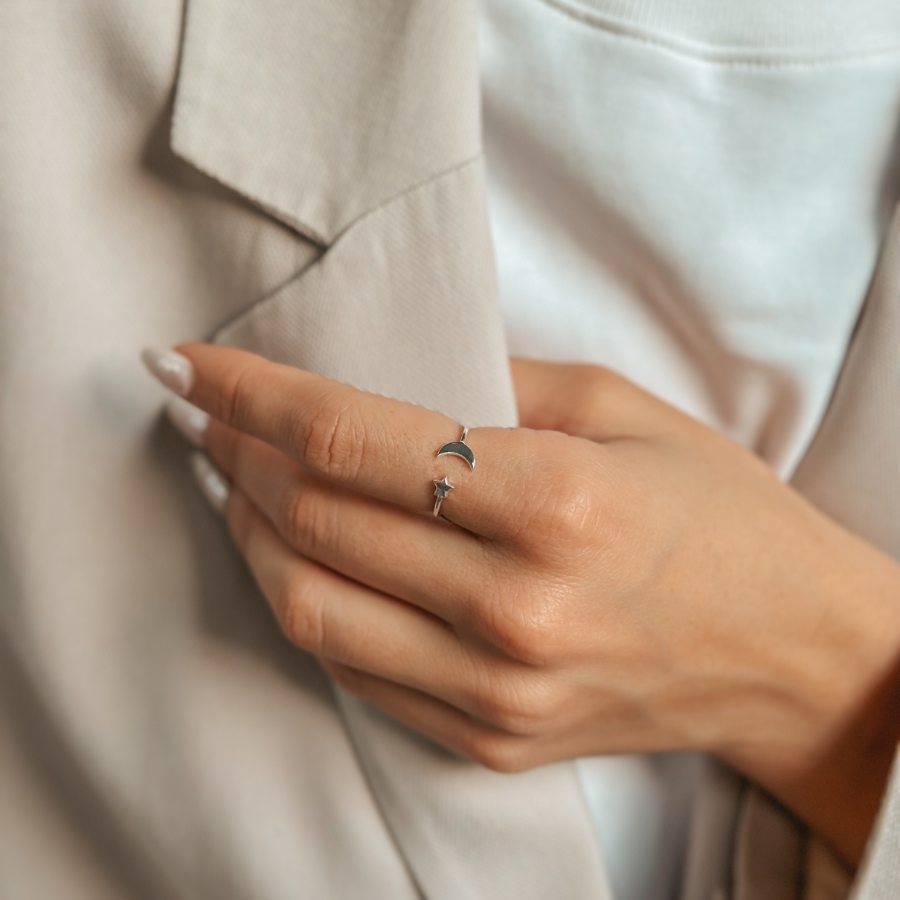 Anello in argento Starry - Indira