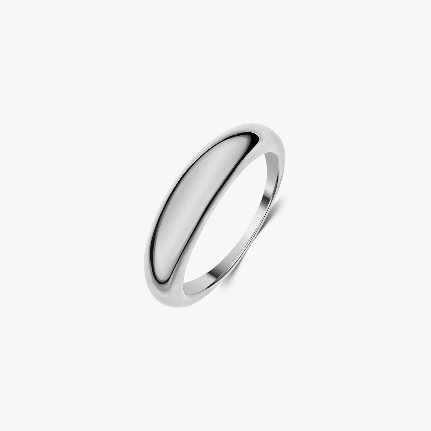 Anello in argento Thin Dome - Indira