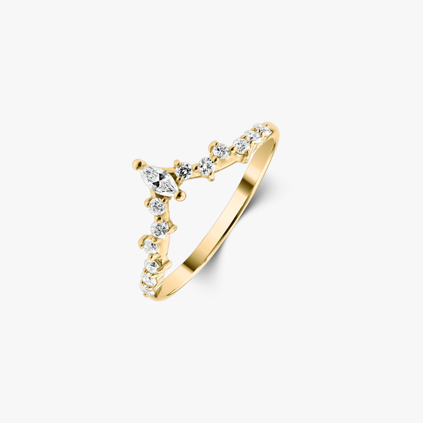 Anello in Oro Éternité - Diamanti