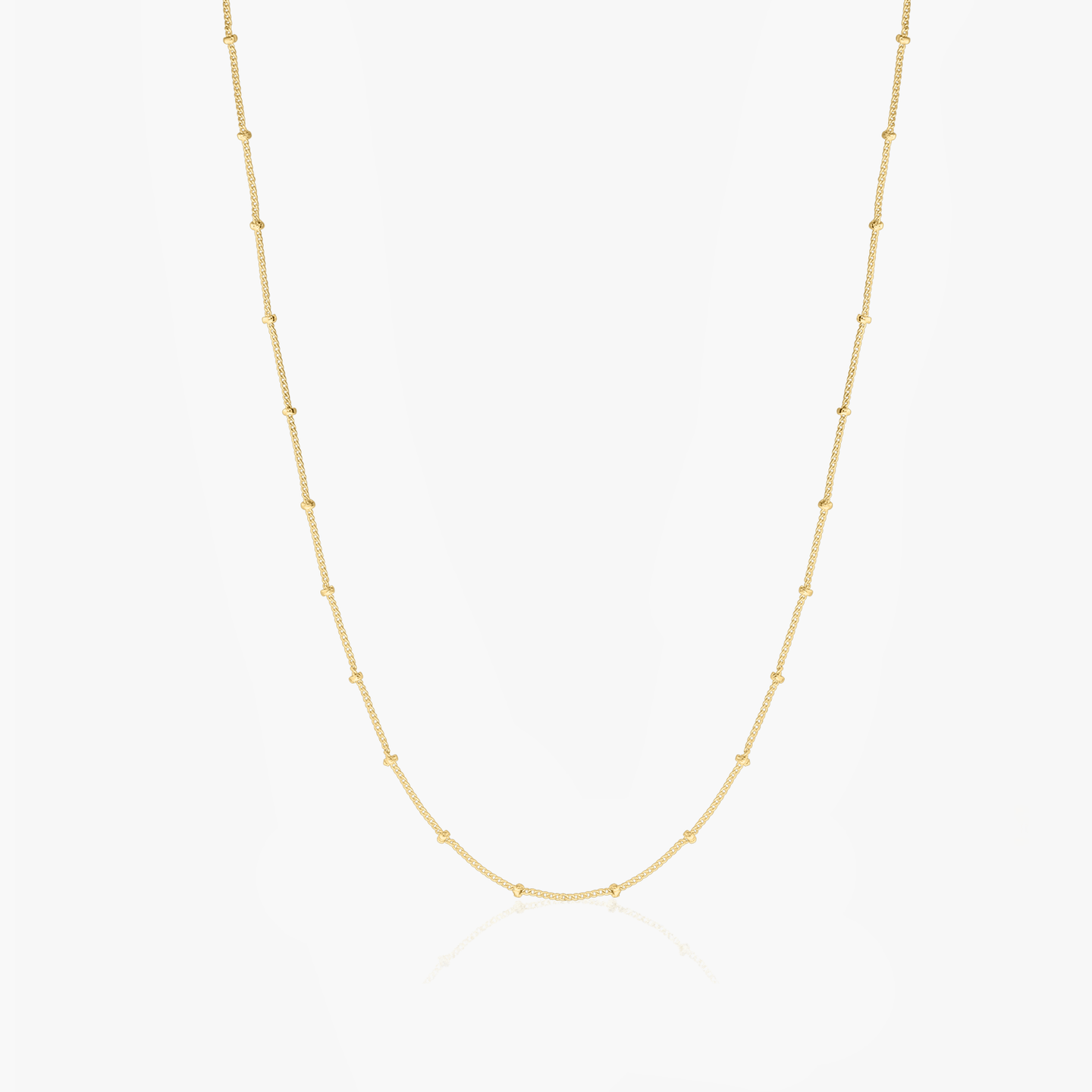 Collana in argento Golden Beaded - Indira