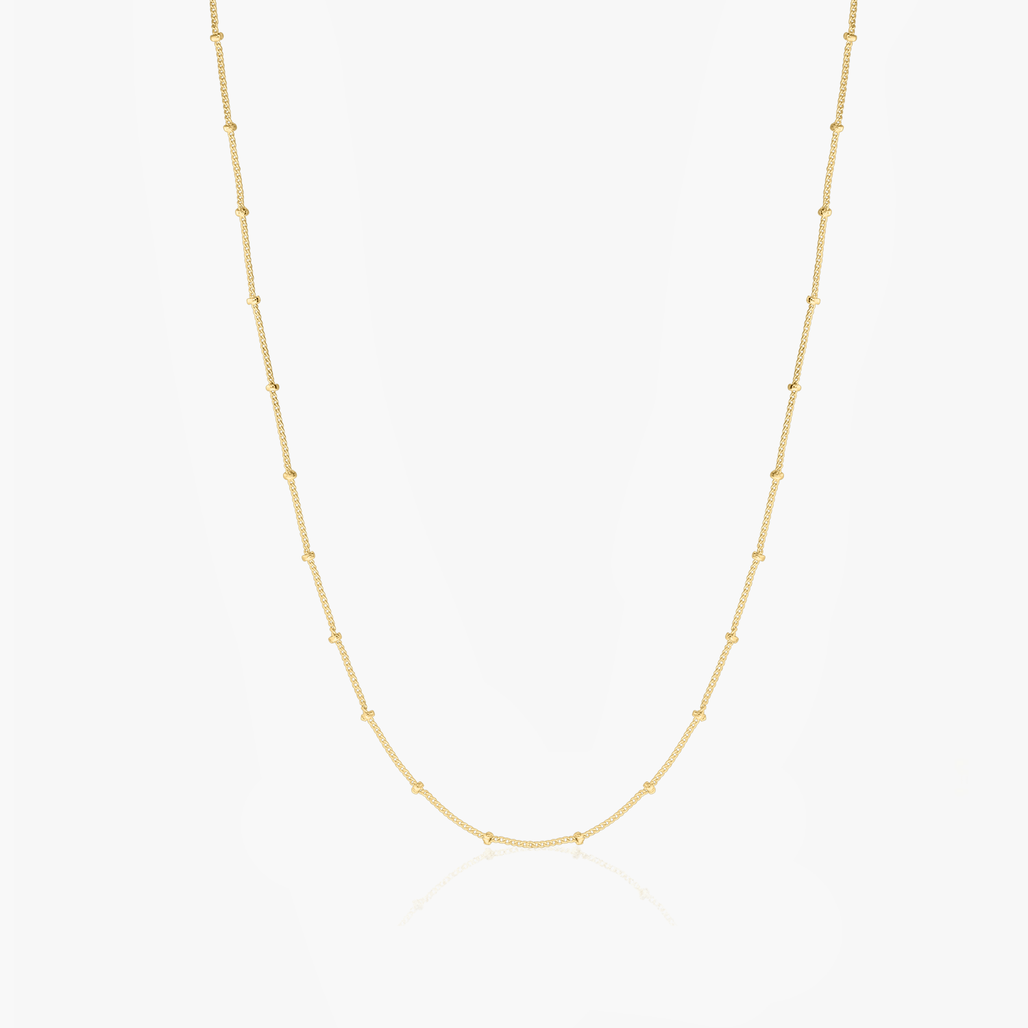 Collana in argento Golden Beaded - Indira