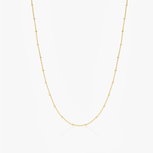 Collana in argento Golden Beaded - Indira