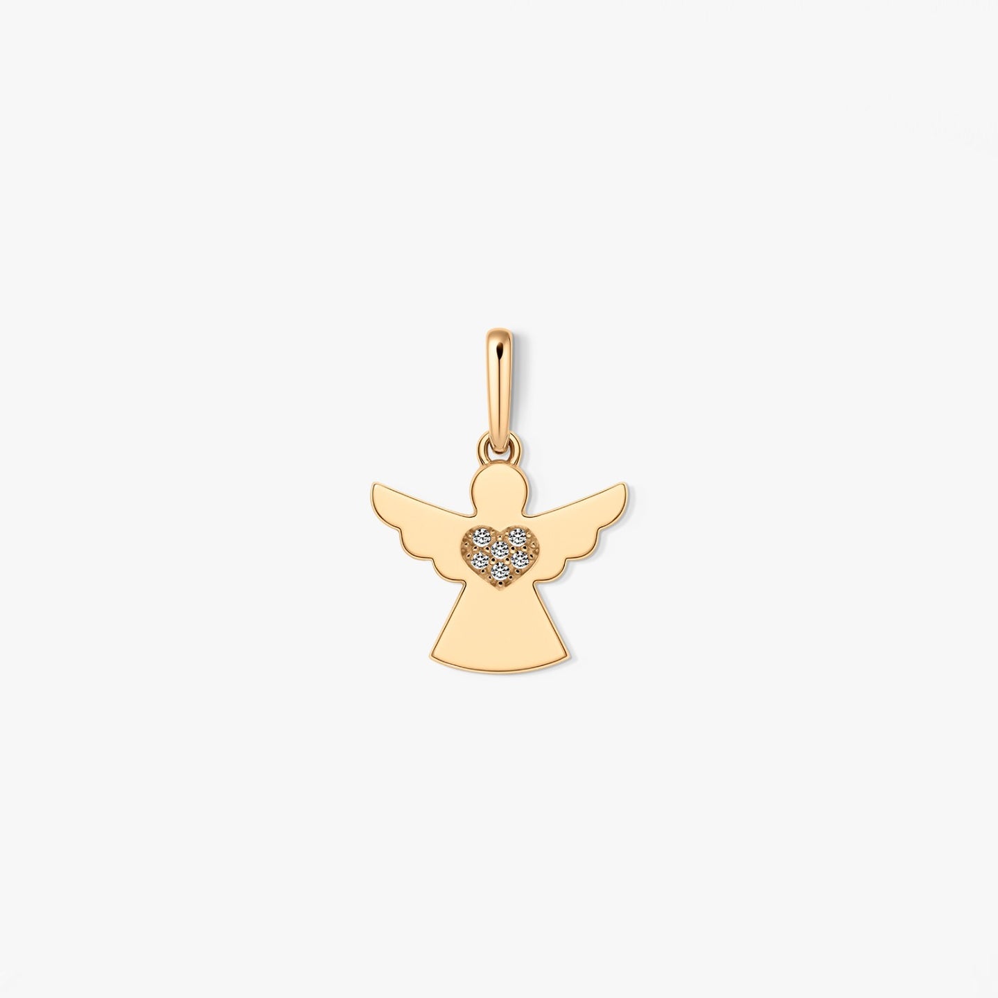 Ciondolo in oro Love Keeper - Zirconia