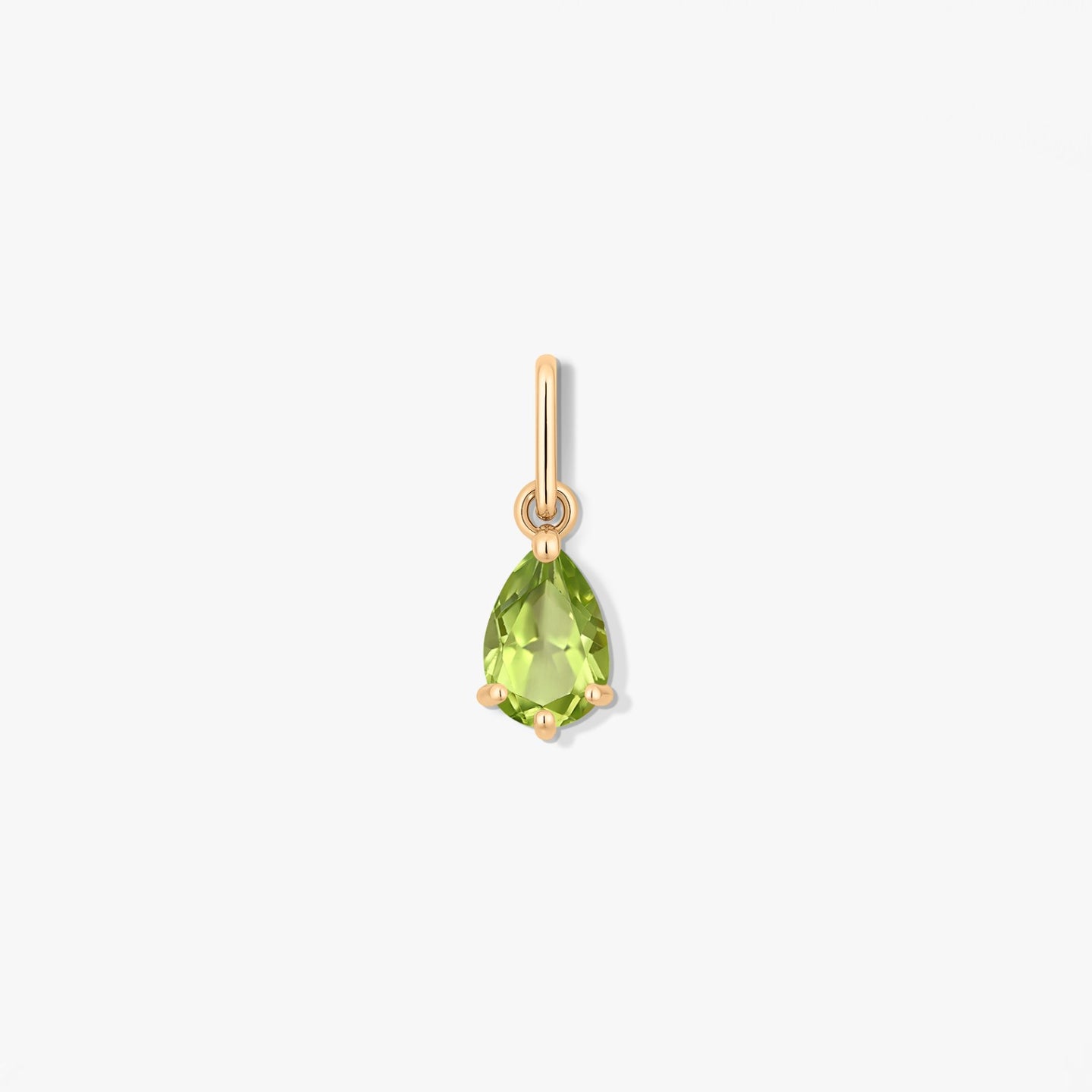 Pendente in oro Birthstone Agosto - Peridot