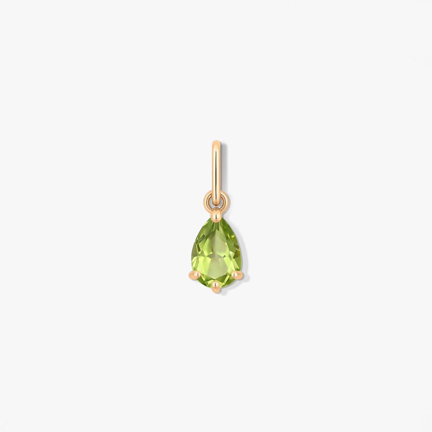 Pendente in oro Birthstone Agosto - Peridot