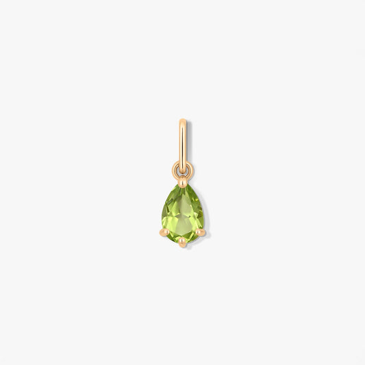 Pendente in oro Birthstone Agosto - Peridot