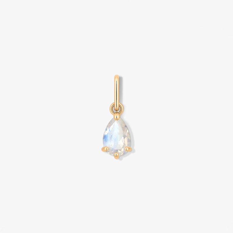 Ciondolo in oro Birthstone June - Pietra di Luna