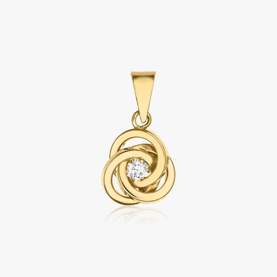 Pendente in oro Nodo Eterno - Indira