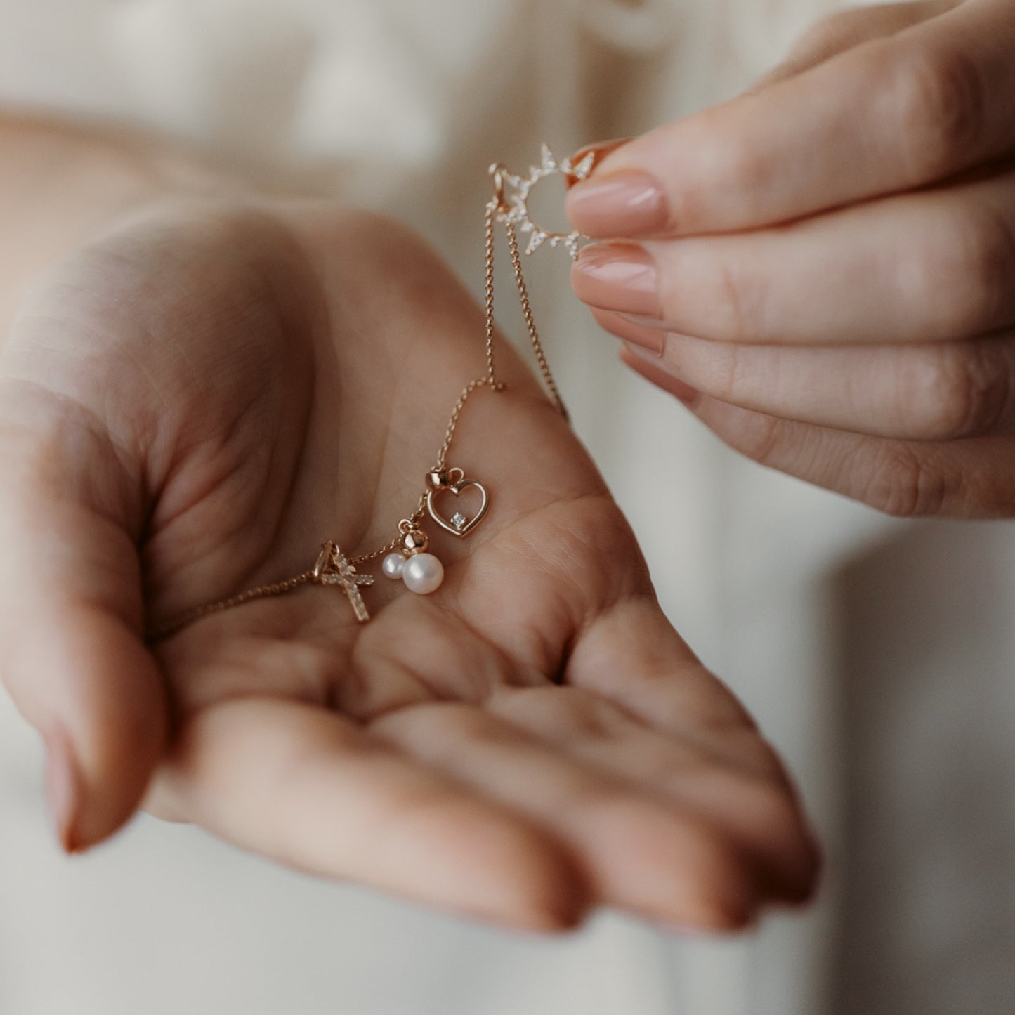 Ciondolo in oro Brilliant Cross - Diamanti