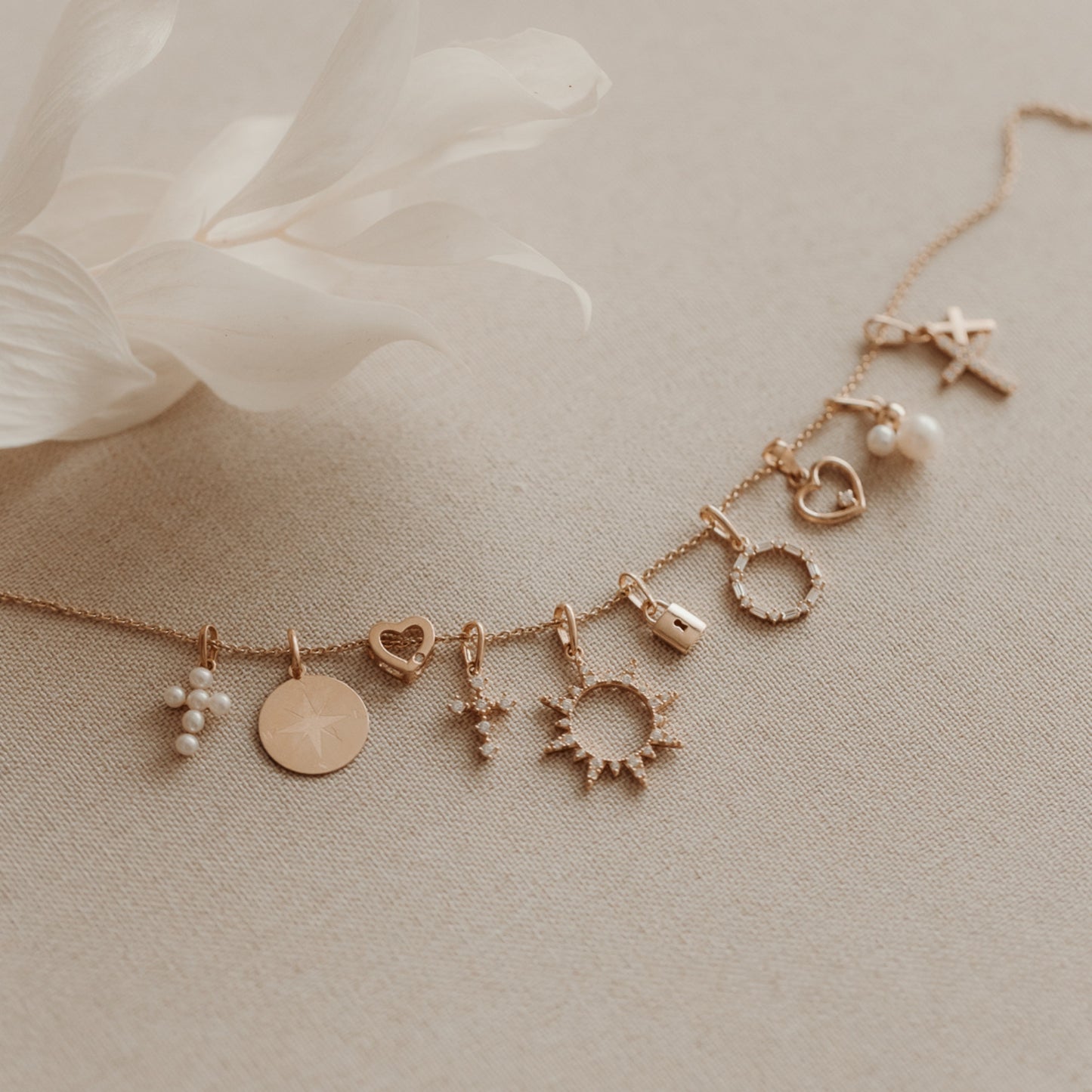 Ciondolo in oro Brilliant Cross - Diamanti