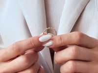 Anello in oro giallo 14K Eterna - Zircone
