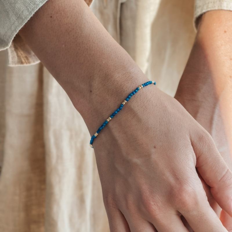 Bracciale in argento Golden SummerScape - Lapis Lazuli - Indira