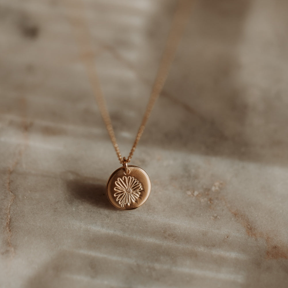 Collana in argento Golden Birthflower