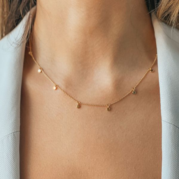 Collana in argento Golden Allegra - Indira