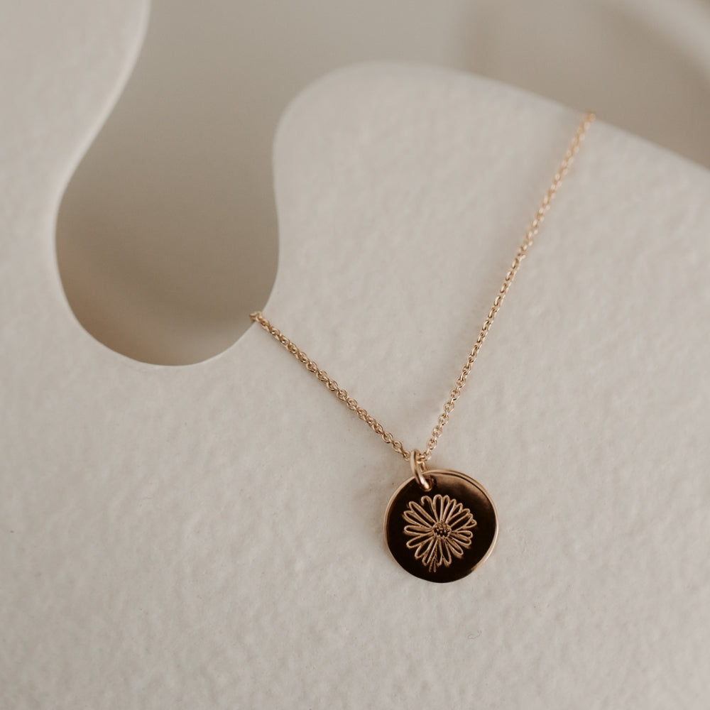 Collana in argento Golden Birthflower