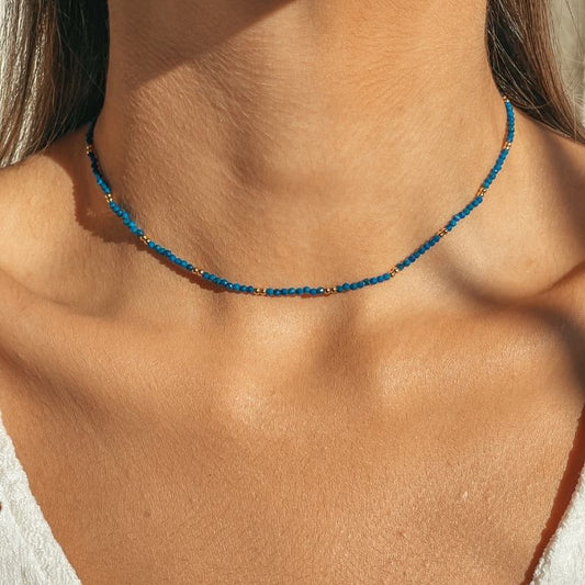 Collana in argento Golden SummerScape - Lapis Lazuli - Indira