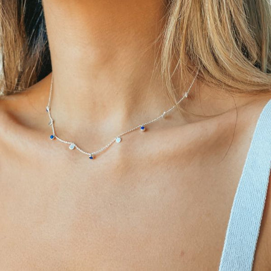 Collana in argento Noora - Lapis Lazuli - Indira