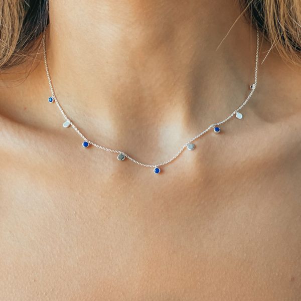 Collana in argento Noora - Lapis Lazuli - Indira