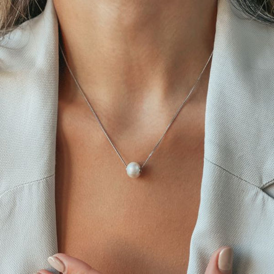 Collana in argento Ruth - Perle Naturali - Indira