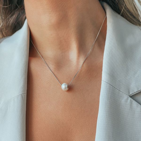 Collana in argento Ruth - Perle Naturali - Indira
