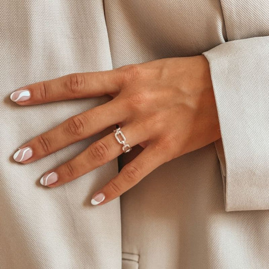 Anello in argento Silver Chain - Indira