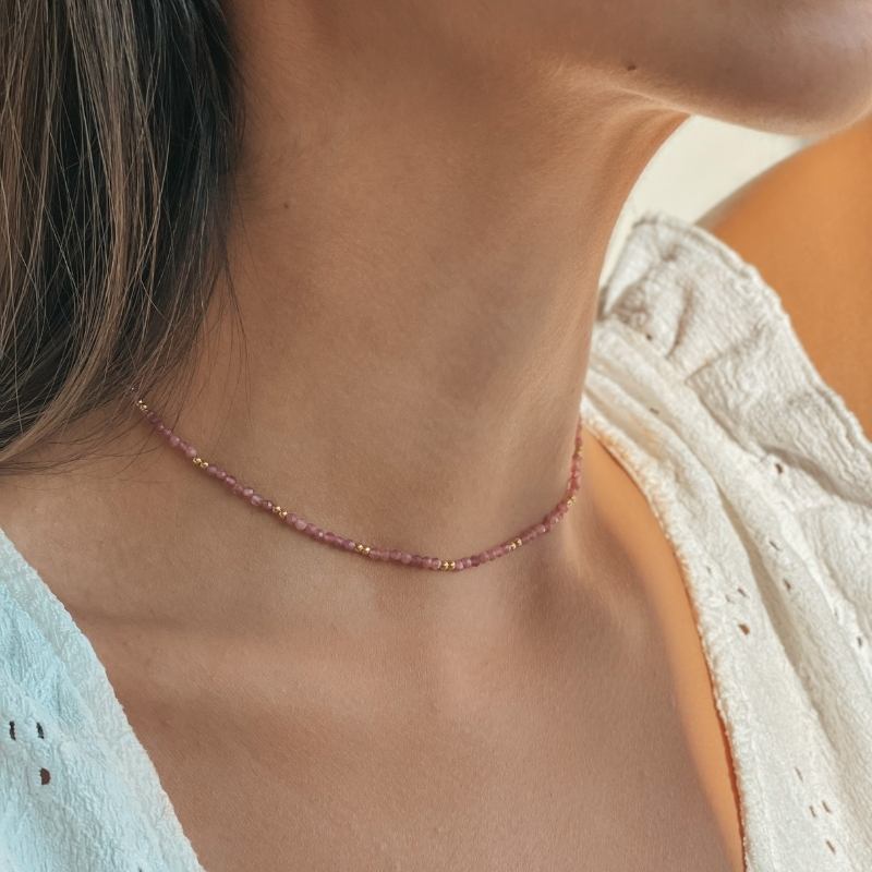 Collana in argento Golden SummerScape - Tormalina - Indira