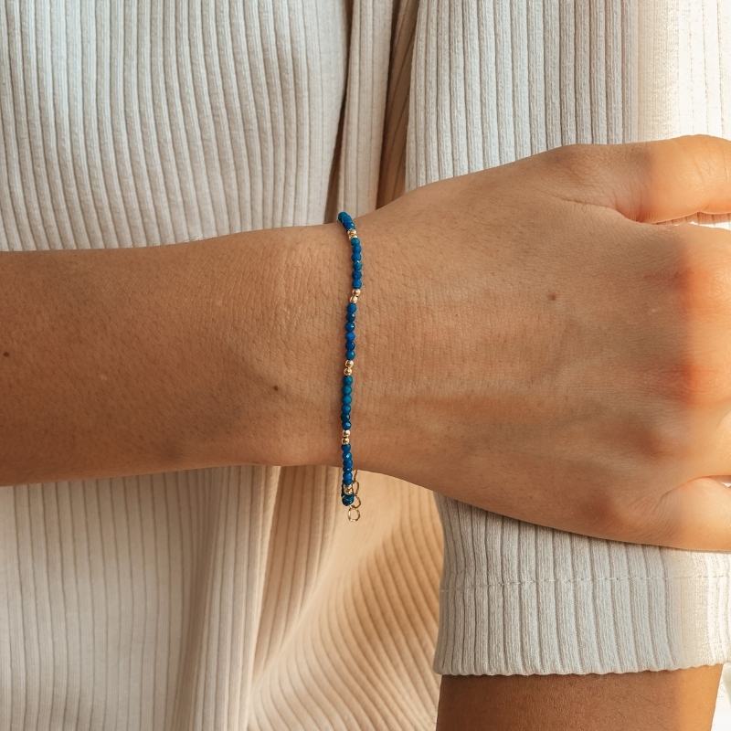 Bracciale in argento Golden SummerScape - Lapislazzuli - Indira